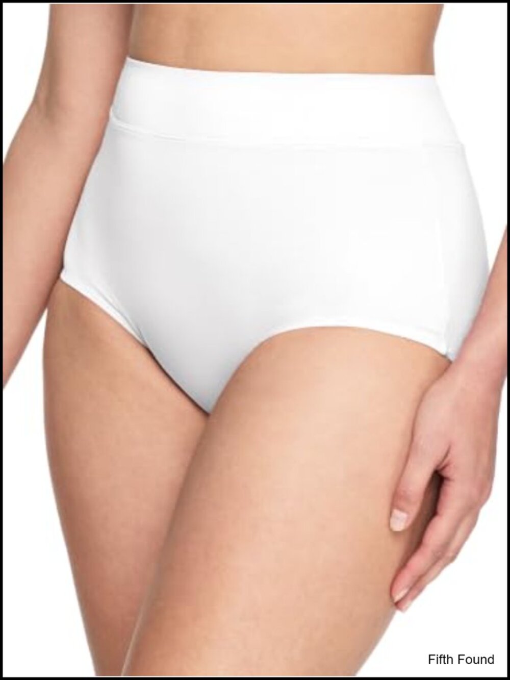 High Waist Full Coverage Microfiber Brief Panty